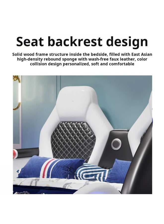 Cool Baby Style Children's Bed Boys Bed Car Style Single Bed - Image 3